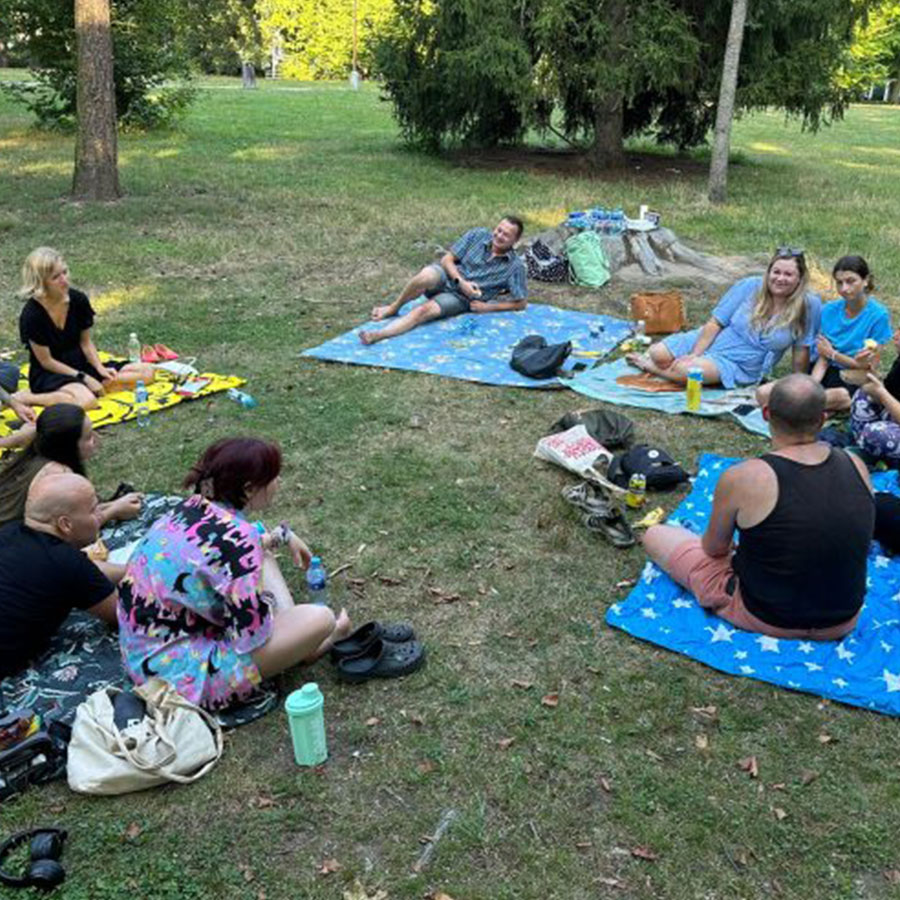 Letní piknik stromovka